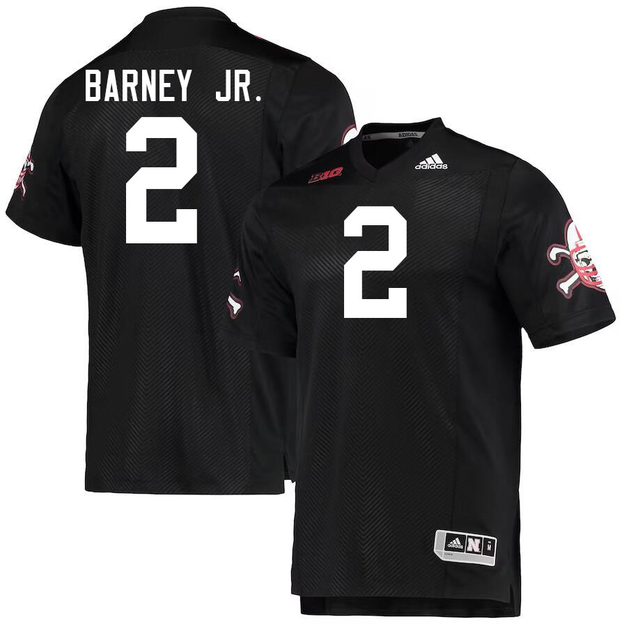 Nebraska Cornhuskers #2 Jacory Barney Jr. College Football Jersey Stitched-Black Nebraska Cornhuskers #2 Jacory Barney Jr. College Football Jersey Stitched-Black